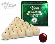 Комплект шаров для русской пирамиды Start Billiards Standard 60 мм