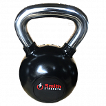 Гиря черная прорезиненная 6kg Smith Сила DB087