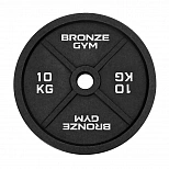 Диск олимпийский BRONZE GYM чугунный 10 кг