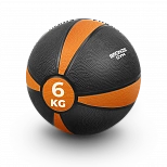 Медбол резиновый BRONZE GYM, 6 кг.
